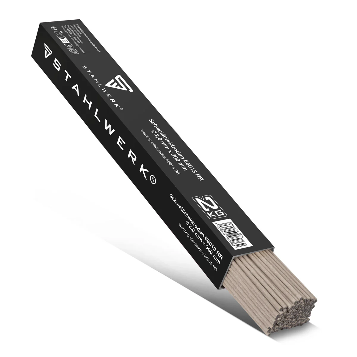 STAHLWERK Stabelektroden AWS E6013RR dick rutilumhüllt 2 mm x 300 mm Schweißstrom 50-70 A, hohe chemische Reinheit 2 kg MMA ARC - Image 3