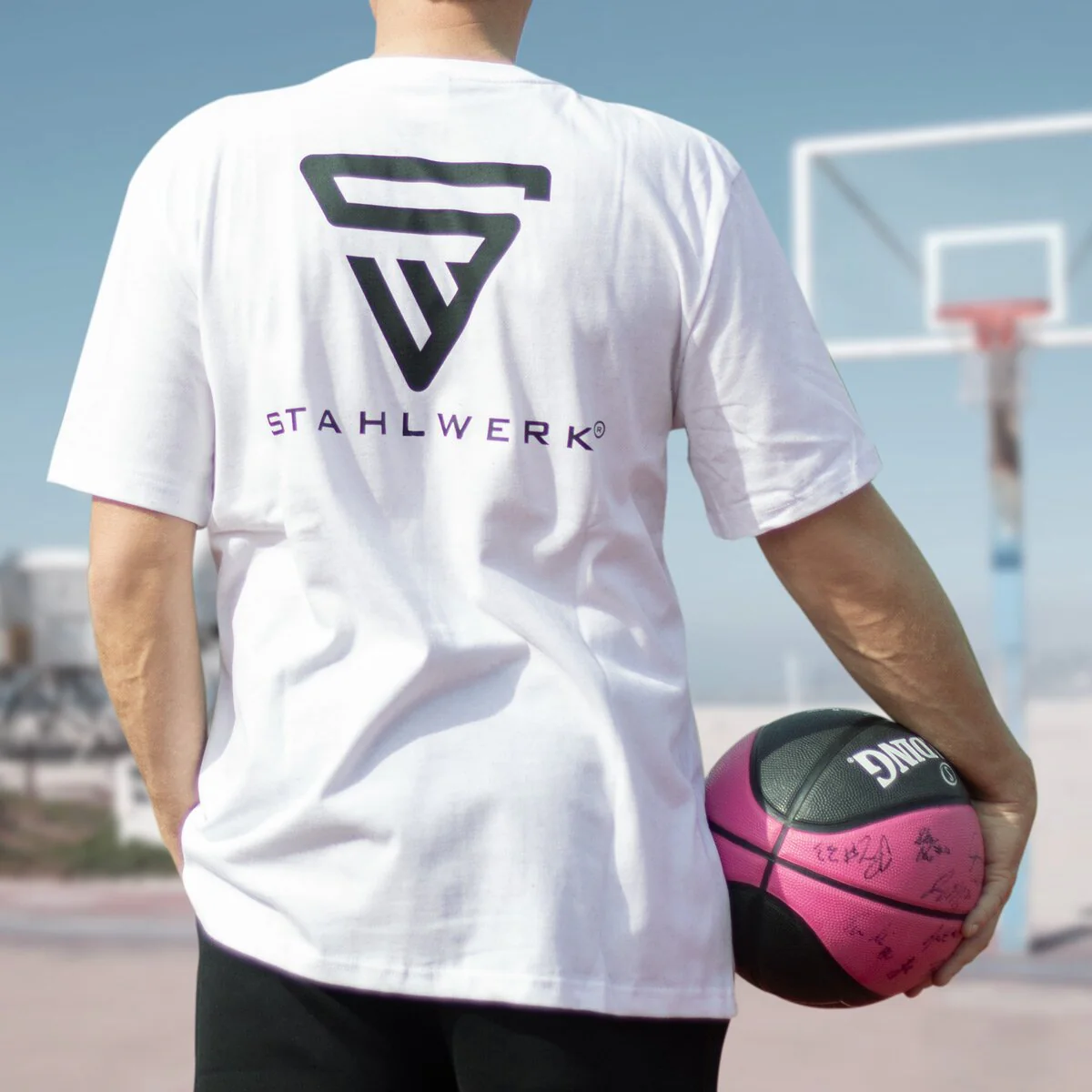 STAHLWERK T-Shirt Größe M Kurzarm-Hemd mit Logo-Print aus 100% Baumwolle - Image 7
