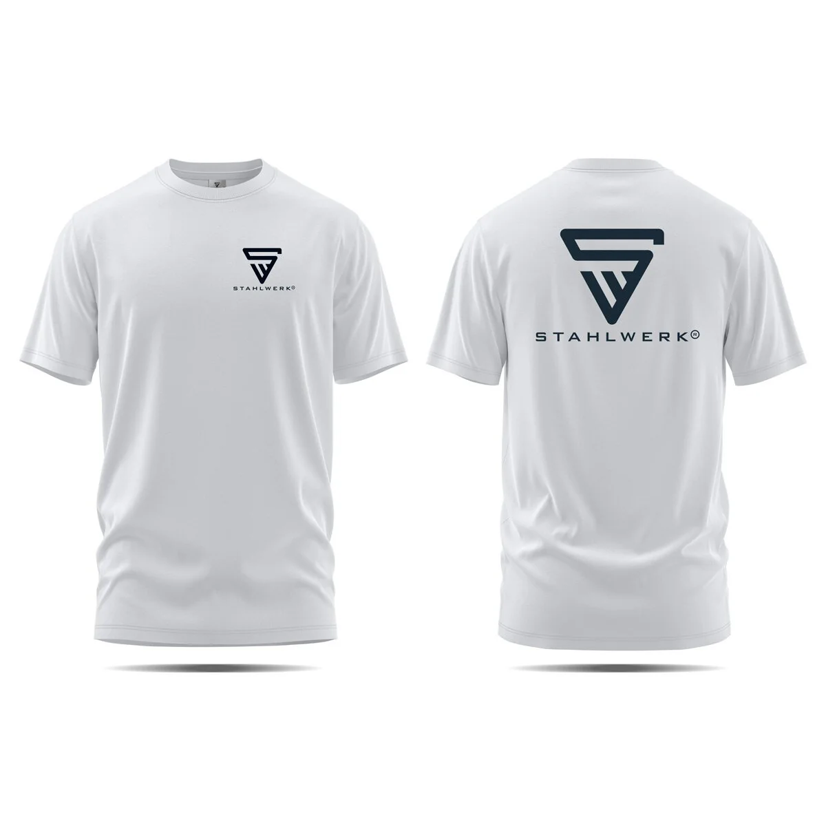 STAHLWERK T-Shirt Größe XXXL Kurzarm-Hemd mit Logo-Print aus 100% Baumwolle - Image 5