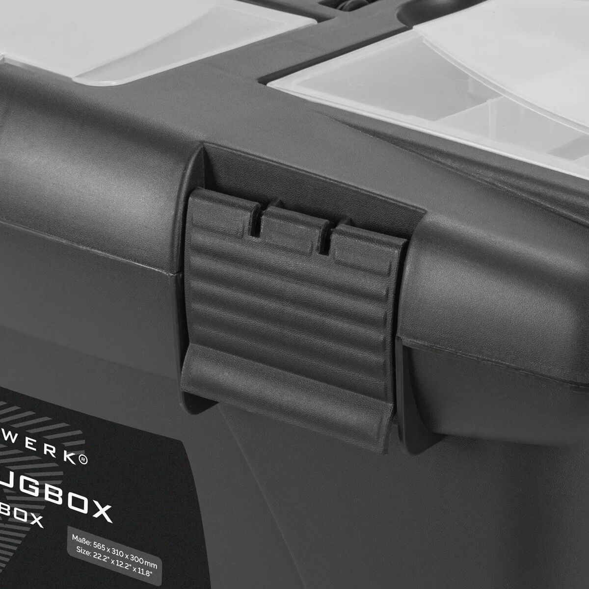 STAHLWERK Toolbox Set mit 5 leeren Werkzeugkisten | Werkzeugbox | Werkzeugkoffer | Werkzeugkasten | Werkzeug-Organizer | 5 in 1 Modul-System mit integrierten Sortimentsboxen - Image 12