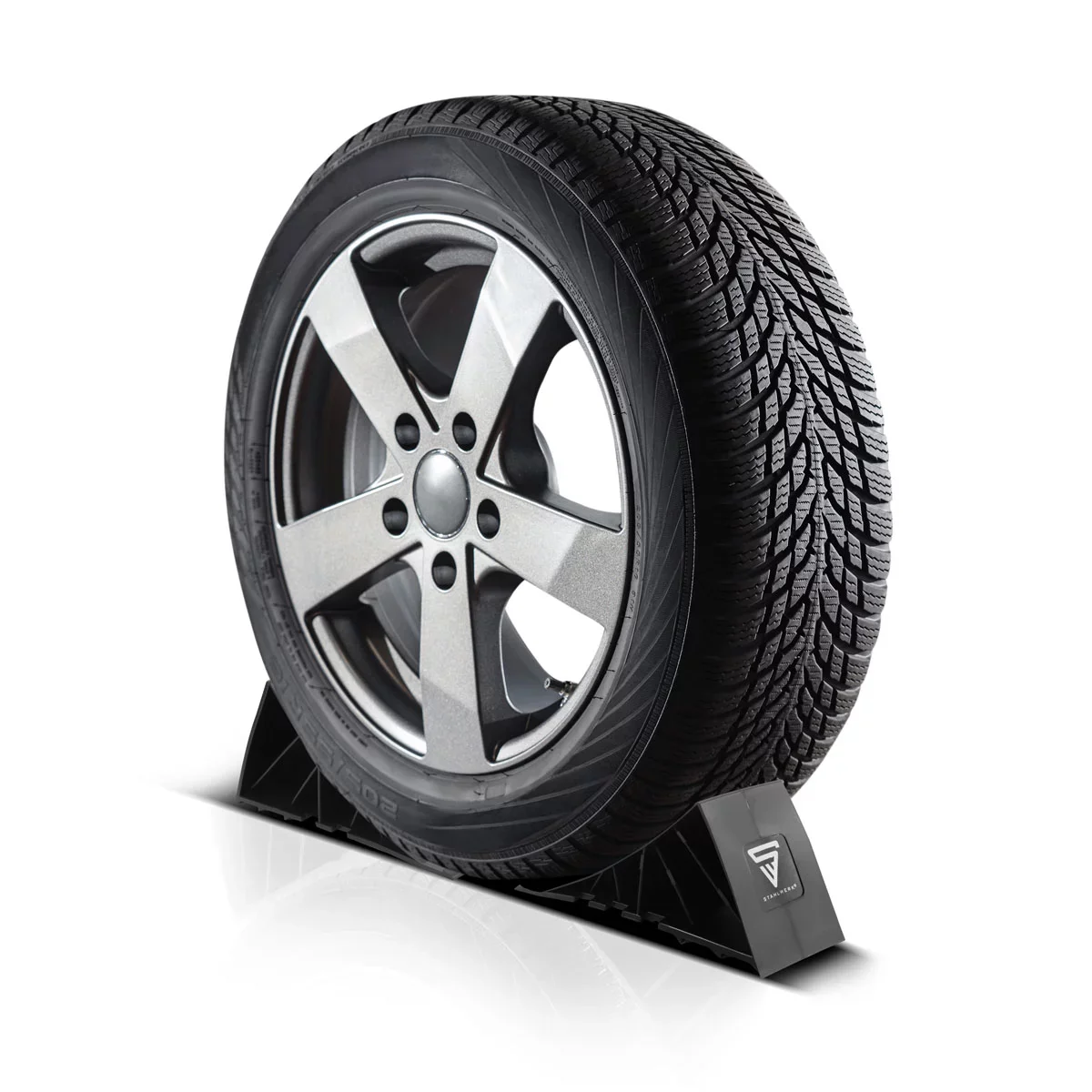 STAHLWERK Unterlegkeile mit Halterung GT-01 ST 4er Set bis 1,5 t Achslast Bremskeil | Hemmschuh | Radkeil | Radvorleger für Pkw Anhänger, Wohnmobil, Wohnwagen oder Caravan - Image 9