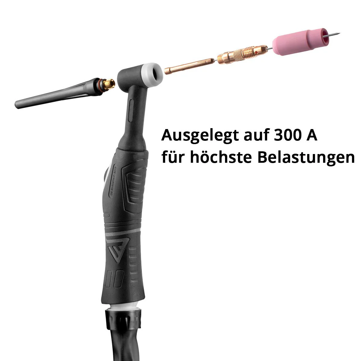 STAHLWERK Wassergekühlter WIG Schweißbrenner WP18 | SR18 bis 300 A mit 5 m Schutzgas-Schlauchpaket für WIG Schweißgeräte - Image 7