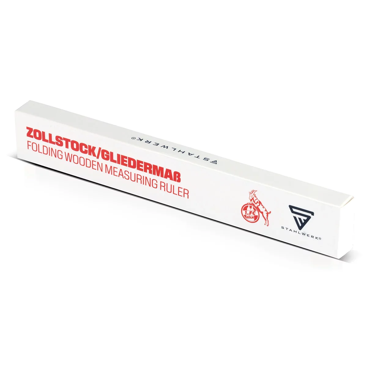 STAHLWERK Zollstock 1. FC Köln Edition 2 m Meterstab | Gliedermaßstab | Maßstab | Metermaß - Image 8
