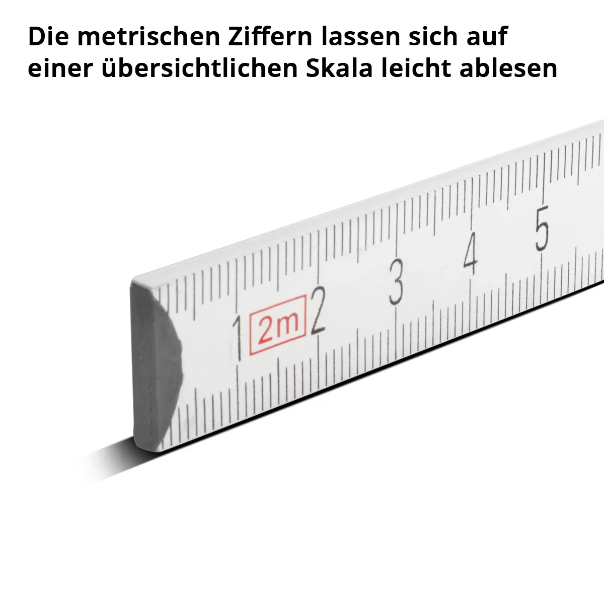 STAHLWERK Zollstock 2 Meter präziser Holz-Gliedermaßstab | Meterstab | Maßstab | Maßband | Metermaß mit gut ablesbaren metrischen Ziffern - Image 4