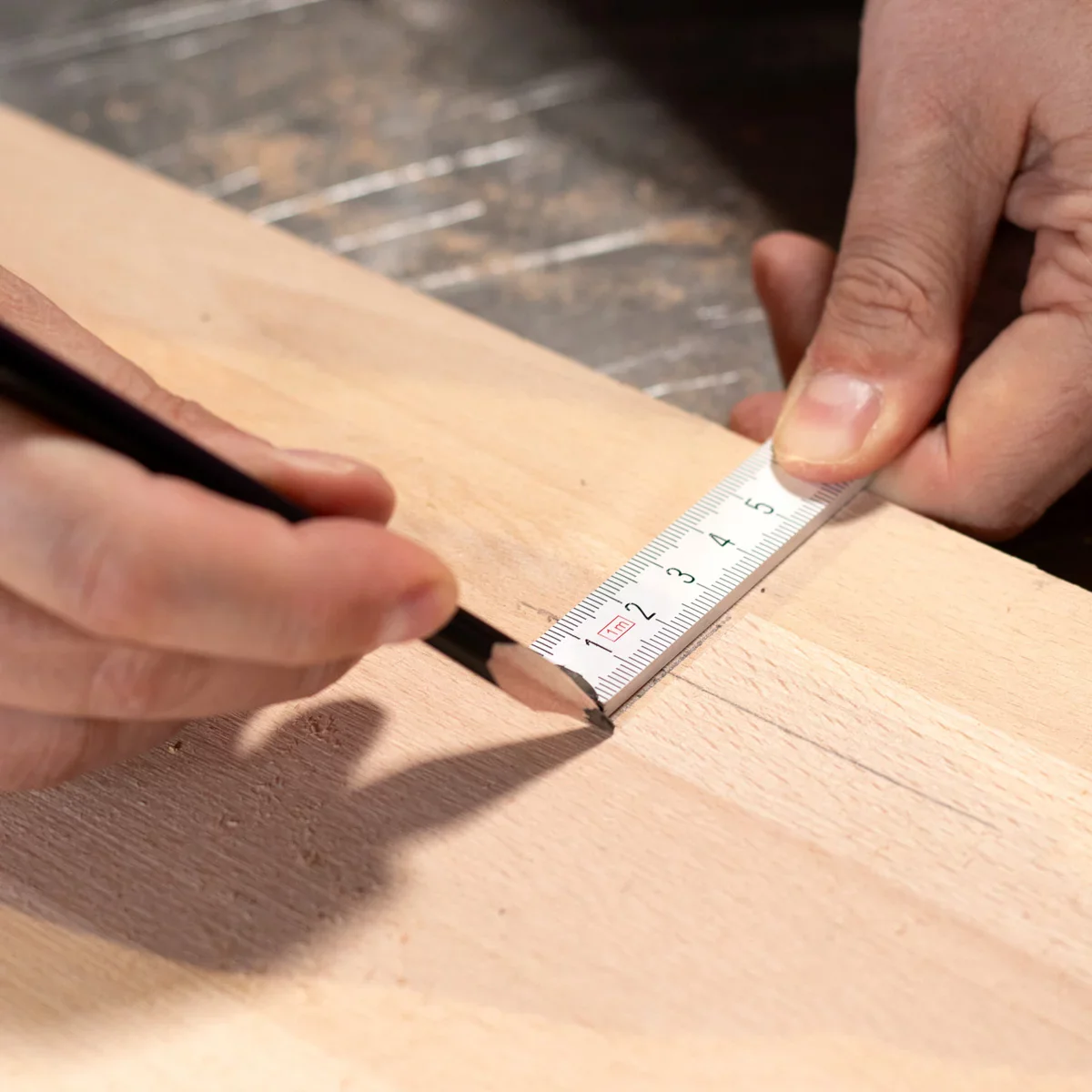 STAHLWERK Zollstock 2 Meter präziser Holz-Gliedermaßstab | Meterstab | Maßstab | Maßband | Metermaß mit gut ablesbaren metrischen Ziffern - Image 8