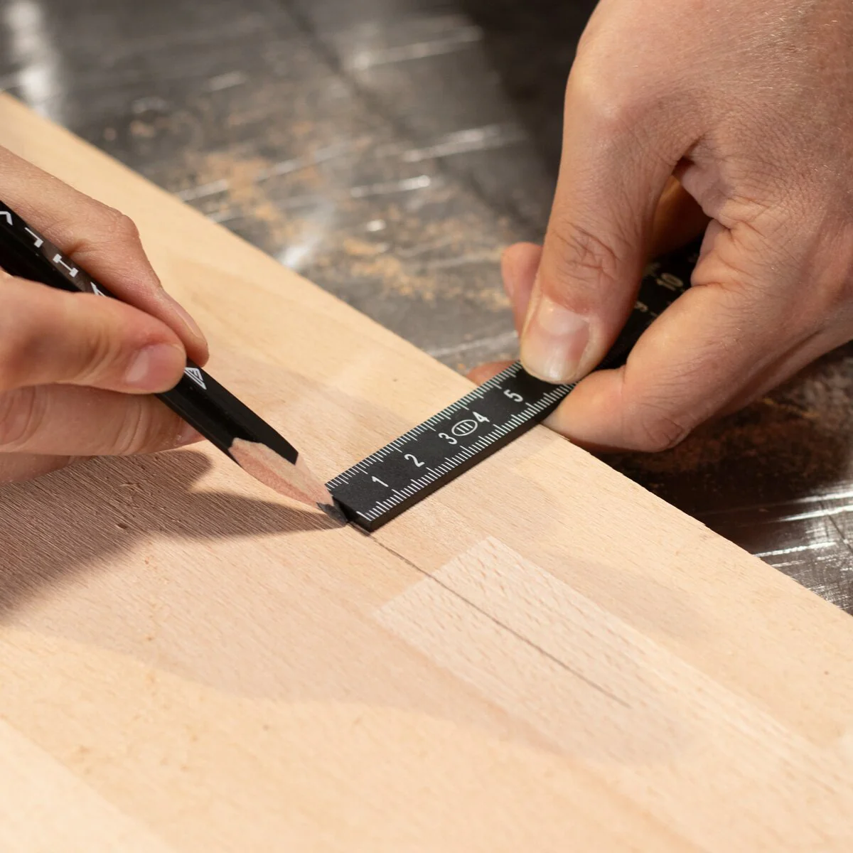 STAHLWERK Zollstock 2 Meter präziser Kunststoff-Gliedermaßstab | Meterstab | Maßstab | Maßband | Metermaß mit gut ablesbaren metrischen Ziffern - Image 7